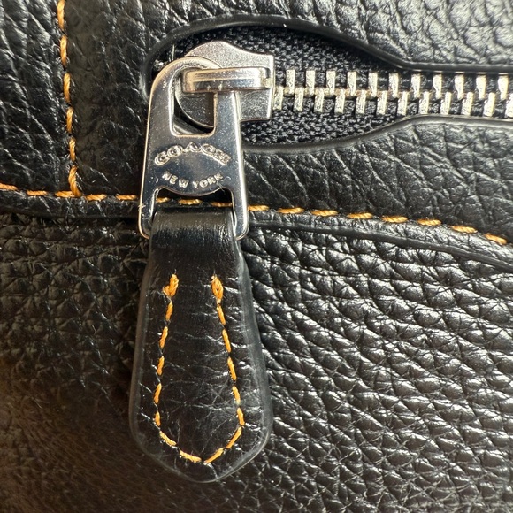 Coach Millie Black Leather Satchel - Picture 8 of 12